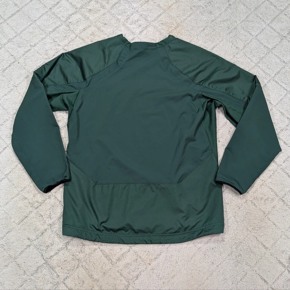 Nike Jacket Mens M Green Oregon Ducks Coach Pullover Performance Football